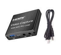 USB3.0 HDMI Video Capture Card, Screen Cutting HDMI Video Capture Card for Multi-Channel Live Streaming