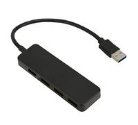 USB3.0 Hub 4 in 1, USB C Hub Multiport Adapter, 4xUSB3.0 Ports with Heat Dissipation Design, Plug and Play USB Hub for Win, Linux, Chrome OS, ABS Material Durable Construction