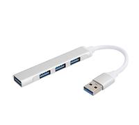 USB3.0 Hub Aluminum Alloy Ultra-High Speed Splitter for XP/Vista/7/8 OS X with USB Support