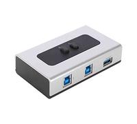 USB3.0 Manual Sharing Switch for USB Device USBHUB Printer Scanner Two Computers (A/B Switch)