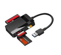 USB3.0 Memory Card Reader Adapters For TF MS Storage Devices Fast 5Gbps Transfer Portable Fast Speed Data Transfer Card Reader