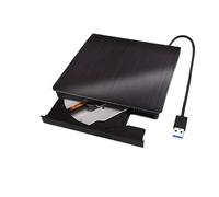 USB3.0 Portable External DVD CD +/-RW Burner Reader Ultra-Slim Plug and Play Optical Drive