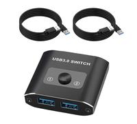 USB3.0 Switcher Seamlessly share USB devices between two computers for home office and school use