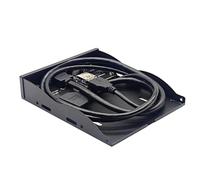 USB3.0 + TypeC Floppy Drive Panel saves space and keeps your computer clutter.Suitable for desktop and DIY PC