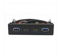 USB3.2 GEN2 Front Panel HUB 2xUSB3.2 10Gbps And 2x TypeC Adapter TypeE To Front TypeC For Desktop 3.5" Floppy Drive Usb HUB