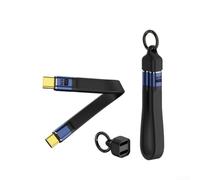 USB4 Certified USB C Cable 240W PD 40Gbps Data Transfer 8K@60Hz Output for Compatible Laptops Tablets Docking Stations and External Storage Devices (Black)