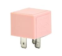 USBBAG 4 Pin Car Relay 40A 12V, 20240041 8200308271, Pink, Plug-In, Car Mount, Improved Heat Sink, Compatible with Trafic, Vivaro, Primastar, Kubistar, Laguna