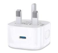 USBC Fast Charger Plug UK, USB Type C Plug Phone Fast Charge Head for iPhone 17 Pro Max Air 16e 16 Plus Pro Max 15 14 13 12 11 SE XR XS 8, Apple Watch iPad Pro Mini Air,USB-C Port Wall Charging Plug