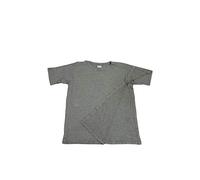 USBD Post Shoulder Surgery Shirt Rotator Cuff Tearaway Snap-Open T-Shirt with Shoulder & Side Snaps Easy Dressing, Unisex (Medium, Grey/Women)