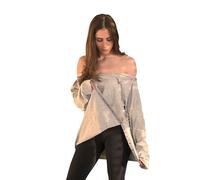 USBD Post Surgery Recovery Snap Open Tearaway Full-Sleeve T-Shirt | Quick Access for Post-Op Care | Premium Cotton Blend, Gray/Women, Large