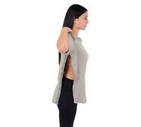 USBD Post Surgery Recovery Tshirt Snap Open Tearaway Shirt - Grey - XX-Large