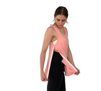 USBD Post Surgery Shoulder Recovery Tearaway Snap Open Tank Top (US, Alpha, XX-Large, Regular, Regular, Pink/Women)