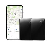 USBERG Wallet Tracking Card,Slim Smart Bluetooth Tracking Card with Water Resistant, Rechargeable Wireless, Compatible with Apple Find My (iOS Only) for Phone, 2 Pack