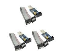 USBISP Programmer 51 Fast Microcontroller Downloader with Cable and Advanced Overcurrent Protections Features AVR USB ISP Microcontroller Programming Tool