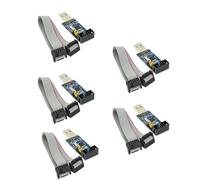 USBISP Programmer for 51 Microcontrollers Fast Speed Downloader with Cable & Integrated Overcurrent Protections Usbisp Microcontroller Programming Tool