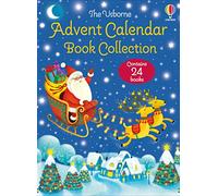 Usborne Advent Calendar Book Collection: Set of 24 Miniature Books + QR Code Sing Along