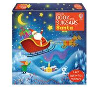 Usborne Book and 3 Jigsaws: Santa