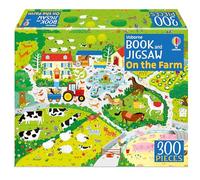Usborne Book and Jigsaw On the Farm