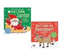 Usborne Don't Tickle Christmas Collection 2 Book Set (Don't Tickle Santa & Don't Tickle the Reindeer) by Sam Taplin