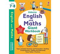 Usborne English and Maths Giant Workbook 7-8