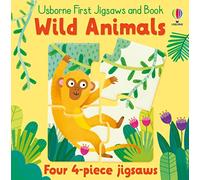 Usborne First Jigsaws And Book: Wild Animals