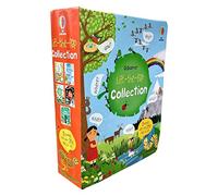 Usborne Lift-the-Flap Collection 5 Board Books Set (See Inside How Things Work, Lift-the-Flap Questions & Answers About Space, Lift-the-Flap Questions & Answers About Natur And More..)