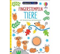 Usborne Minis - Fingerstempeln: Tiere: mit Stempelkissen und Anleitungen