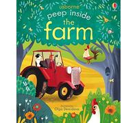 Usborne - Peep Inside the Farm - Board book - G245z