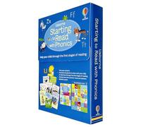 Usborne Starting to Read With Phonics 8 Books Collection Box Set With Activity Book(Pirate Pat, Double Trouble, Dressing up Box, Captain Mac, A Bus for Miss Moss, Perfect Pet, Dog Diary & more)