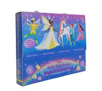 Usborne: Sticker Dolly Dressing Magical Activity Pack By Fiona Watt 4 Books Collection Box Set (Sticker Dolly Dressing: Magical Kingdom, Ballet Fairies, Rainbow Unicorns & Mermaid Kingdom)