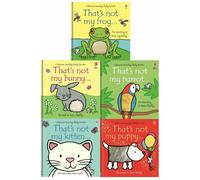 Usborne That’s Not My Pets Animals 5 Books Collection Set - Frog, Bunny, Parrot, Kitten & Puppy | Touchy-Feely Baby Board Books by Fiona Watt