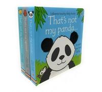 Usborne Thats Not My Animals 3 Books Collection Set Pack Panda Squirrel Hamster Touchy-feely Board Books