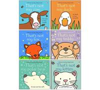 Usborne That's not my Series Collection 6 Books Set (Cow, Duck, Fox, Teddy, Polar Bear, Kitten)