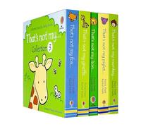 Usborne Touchy-Feely Books That's Not My... Collection 3: 5 Books Set (Fox, Giraffe, Lion, Piglet & Monkey)