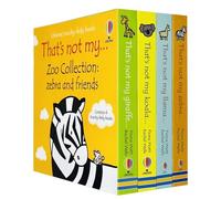 Usborne Touchy-Feely Thats not My Zoo Collection : Zebra and Friends 4 Books Collection Set (Zebra, Llama, Koala & Giraffe)
