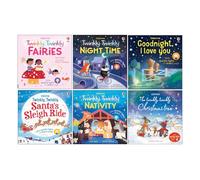 Usborne Twinkly Twinkly Collection 6 Books Set by Sam Taplin (Twinkly Twinkly Fairies, Night Time, Goodnight I Love You, Santa's Sleigh Ride, Nativity Book, Christmas Tree)