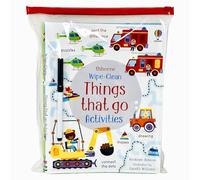 Usborne Wipe Clean Activities 6 Books Collection Set By Kirsteen Robson (1 Pen Included) (Dinosaur Activities, Zoo Activities, Things that Go Activities, Mermaid, Spring & Fairy Activities)