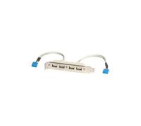 USBPLATE4 Startech Slot Plate Adapter , 4 Port USB A Female