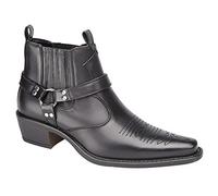 USBRASS 'EASTWOOD ' Ankle Harness/Gusset Cowboy Boots UK 10