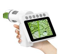 USCAMEL 1000X Portable Microscope for Kids - Pocket Mini Digital Microscopes for Adults with Slides Specimens for Science Learning Edu Gift Rechargeable Age 8-12 Children Students