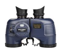 USCAMEL 10x50 Marine Binoculars for Adults, Waterproof with Rangefinder Compass, BAK4 Prism FMC Lens, Tripod Adapter for Navigation Bird Watching Hunting
