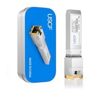 Uscf 10G SFP+ to RJ45 Copper Transceiver, 10GBase-T Ethernet Module, CAT6a/7, Up to 30m, Plug & Play, Compatible with Cisco, Ubiquiti, TP-Link, Fortinet and More