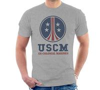 USCM Colonial Marines Aliens Men's T-Shirt Heather Grey