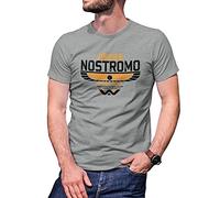 USCSS Aliens Inspired Weyland Premium Men's Grey T-Shirt Size L