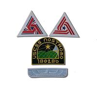 USCSS Nostromo Crew Patch set, Set of Four Replica Patches Worn By The Crew Of The USCSS NOSTROMO in Alien Costume [6 Patch Kit [Misc.]