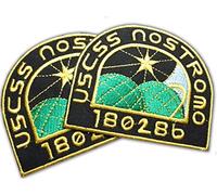 USCSS NOSTROMO Crew Uniform Embroidered Shirt Patch (2 IRON ON BADGES) -ALIEN / ALIENS by ONEKOOL