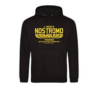USCSS Nostromo Inspired By Alien Printed Pullover Hoodie Black XL