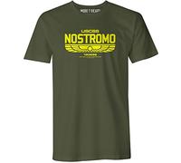 USCSS Nostromo - Mens Alien T Shirt Military Green