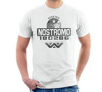 USCSS Nostromo Weyland Yutani Corp Alien Men's T-Shirt White