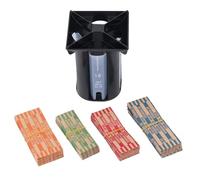 USD Coin Sorter Accurate 4 in 1 Coin Roller Change Counter Machine for Pennies Nickels Dimes Quarters Home Office Bank Teller Retailer Plastic 11.5 x 9cm 268g